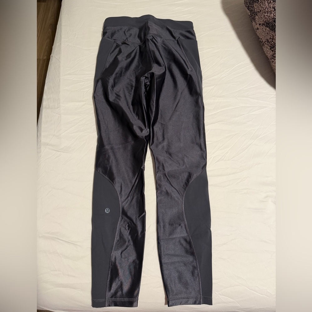 Women’s Lululemon RUN Liquid Shine Matte SE Panel Tight 25" Leggings Size 6